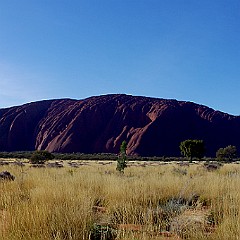 Uluru, centre de l'Australie.