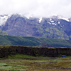 Randonnée dans le Myrdalsjökull.