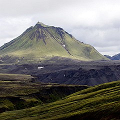 Randonnée dans le Myrdalsjökull.