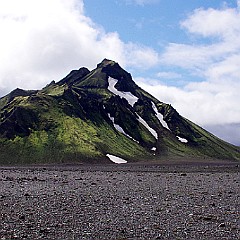 Randonnée dans le Myrdalsjökull.