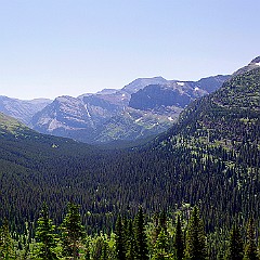 0763 0765 M  Glacier National Parc, état du Montana.