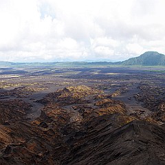 Île d'Ambrym, Vanuatu, la caldeira.