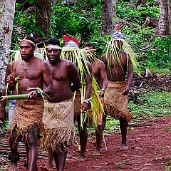 Île de Gaua, Vanuatu, dances traditionnelles.